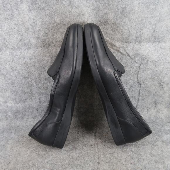 Easy Spirit Shoes Womens 8 Loafers Slip On Leather Black Comfort Walking Classic - Picture 9 of 13